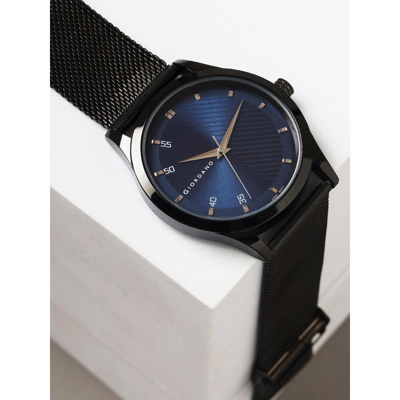 Giordano Men Embellished Bracelet Style Straps Analogue Quartz Movement Watch Gz-50110-55