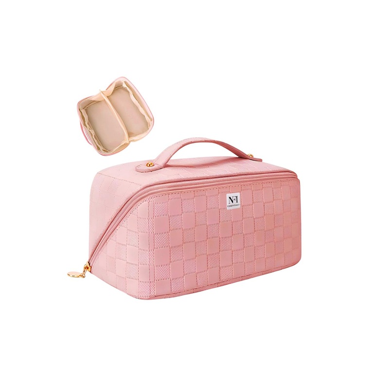 NFI essentials Textured Cosmetic Makeup Pouch