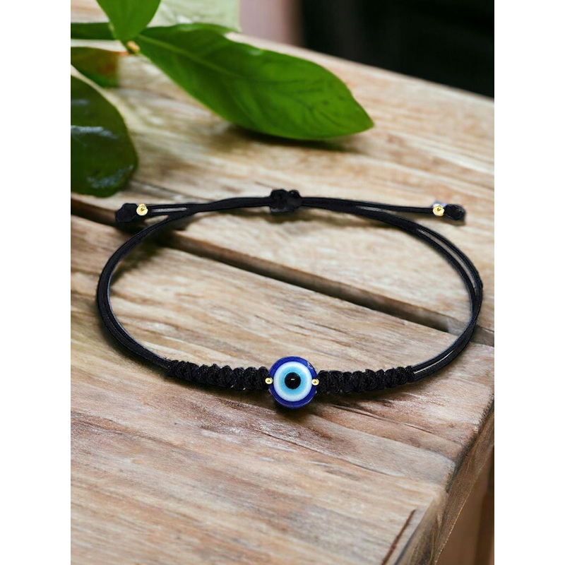 Okos Unisex Evil Eye Pull and Push Knot Dhaaga Charms Bracelet