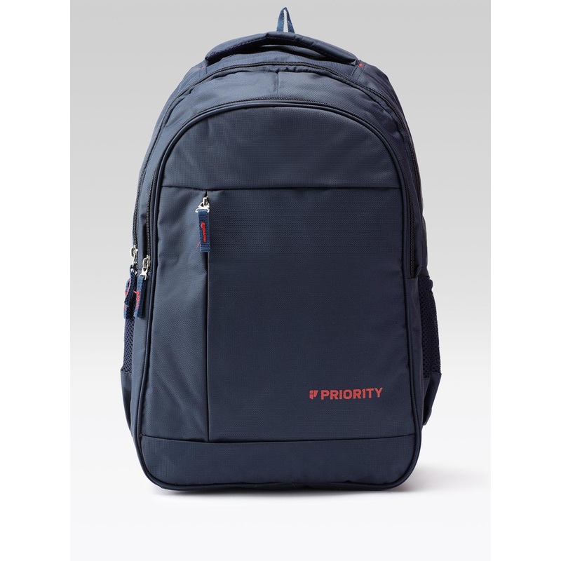 Priority Unisex Brand Logo Printed Detail Laptop Backpack – 31.34 L – 16 Inches