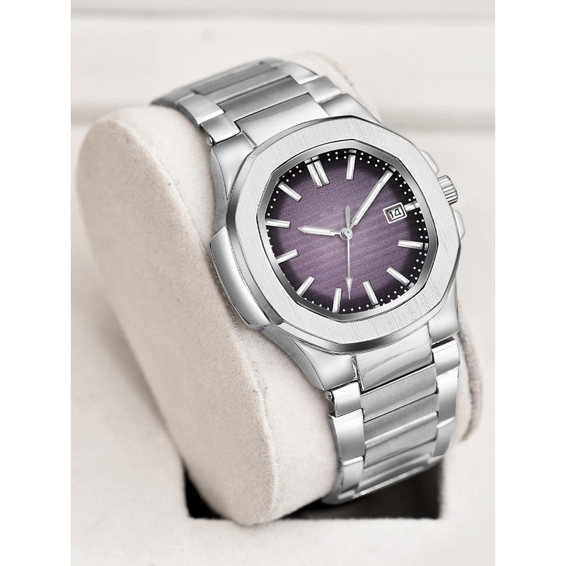 Shocknshop Men Alloy Dial & Stainless Steel Straps Analogue Multi Function Watch MT806