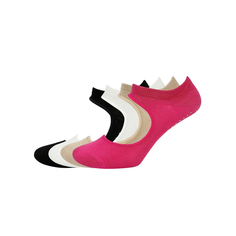 Socksxpress Pack of 4 Women Antiskid Yoga Socks