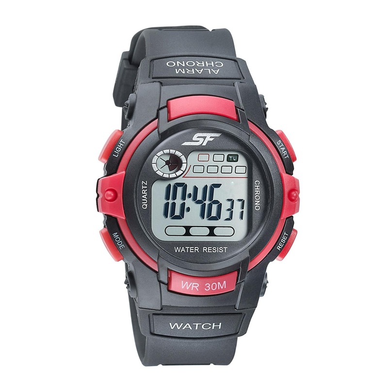 Sonata Men Grey Digital Watch 77110PP01