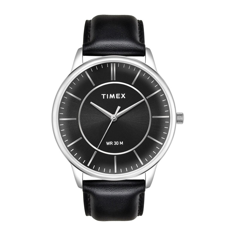 Timex Men Brass Dial & Leather Straps Analogue Watch TWTG12101