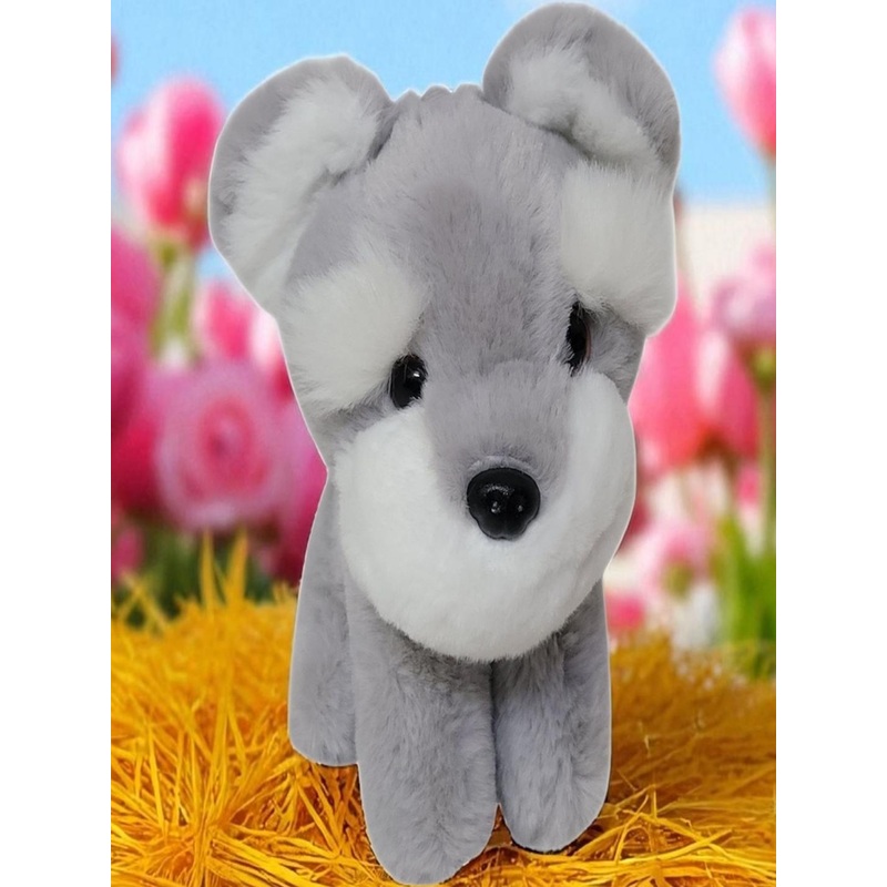 ADOREAL White Husky Dog Soft Toy Keychain