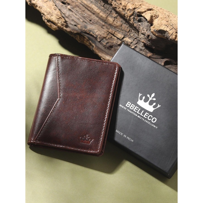 BBELLE CO. Men Leather RFID Card Holder