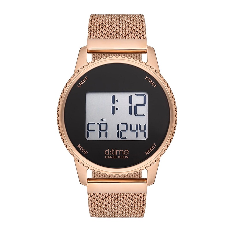 Daniel Klein Men Stainless Steel Digital Automatic Watch DK.1.12659-5