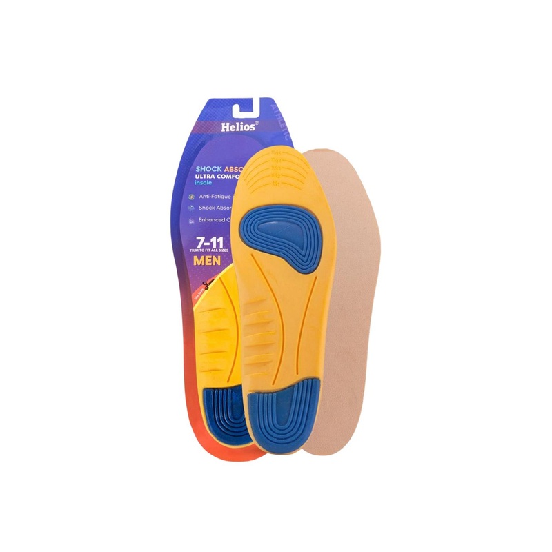 Helios Unisex Shock Absorption Triple Layer Insole