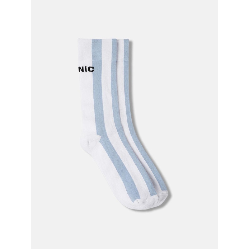 Iconic Men Striped Calf Length Socks