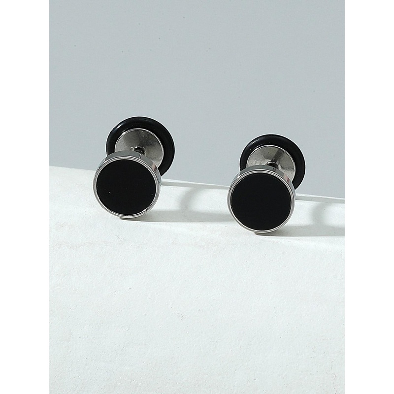 Krelin Circular Stainless Steel Studs Earrings