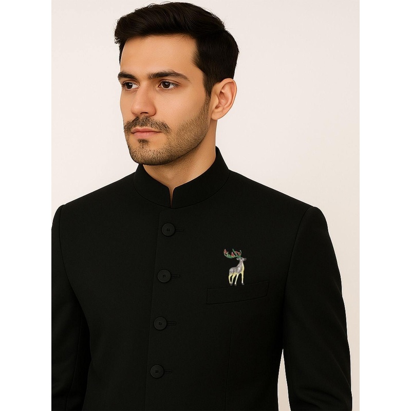 Leonardi Men Statement Reindeer Brooch