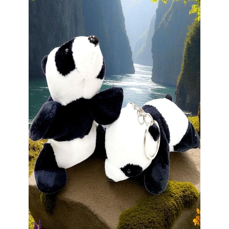 Magnetic Panda Keychain And Keyring Pack Of 2