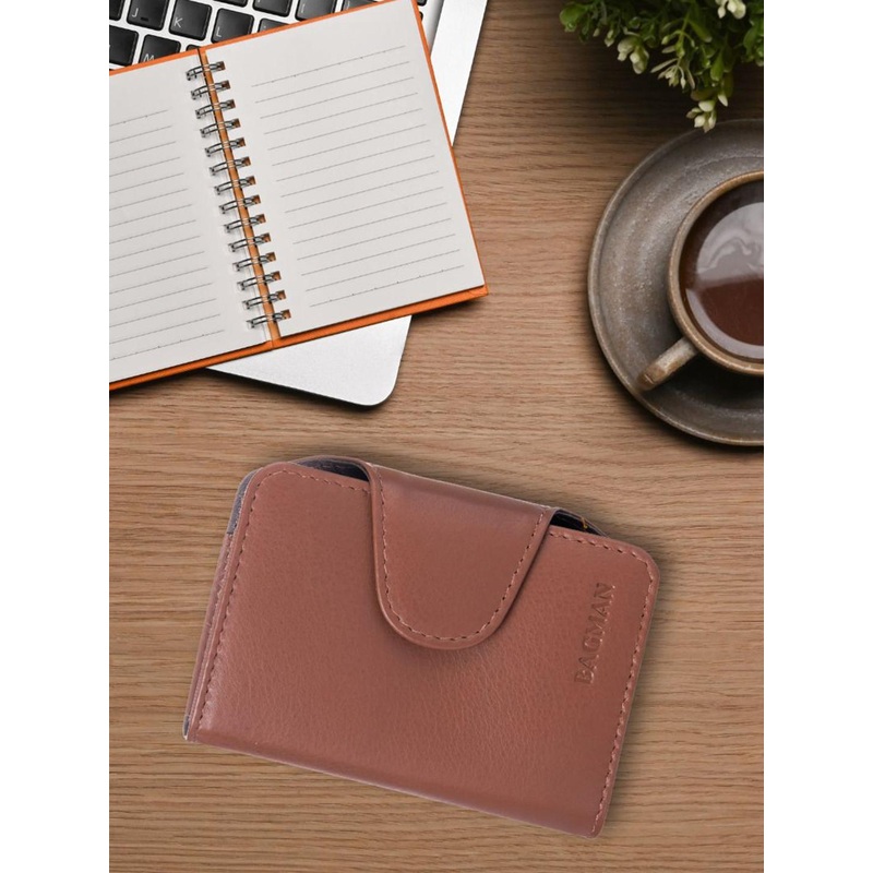 BAGMAN Men Leather Card Holder