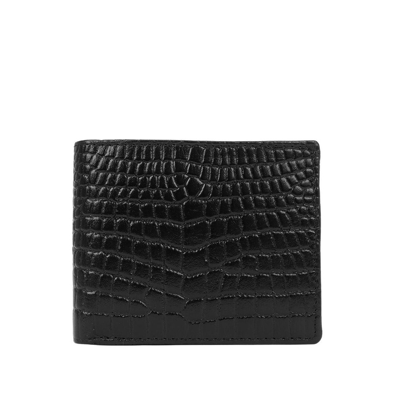 CRUSSET Men Leather Two Fold Wallet