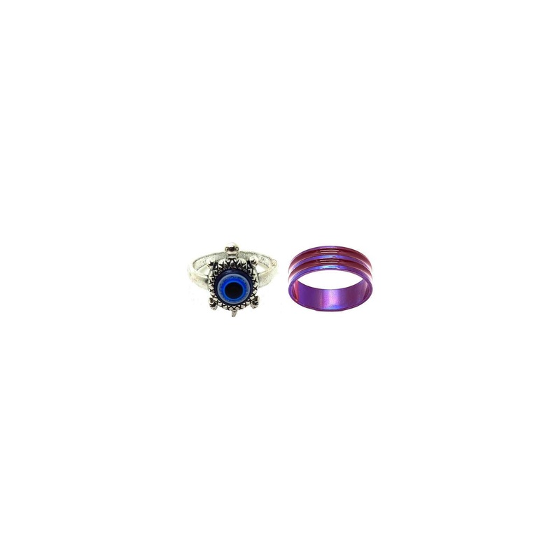 Dynamic Retail Global Unisex Set Of 2 Finger Rings