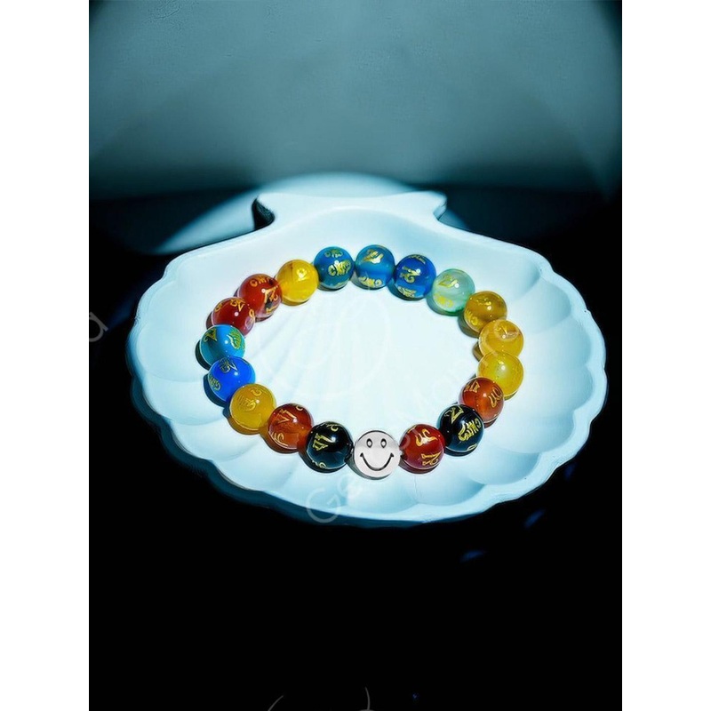 Gemsmantra Unisex Om Mani Bracelet