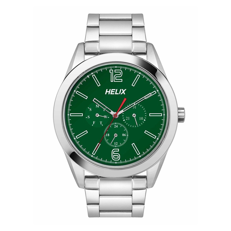 Helix By Timex Green Round Dial Analog Men’s Watch – TW031HG21