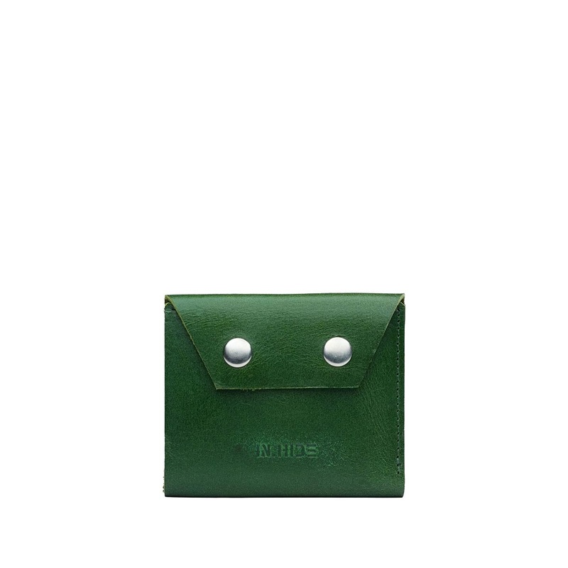 IN.HIDE Men Solid Textured Leather Short Card Holder
