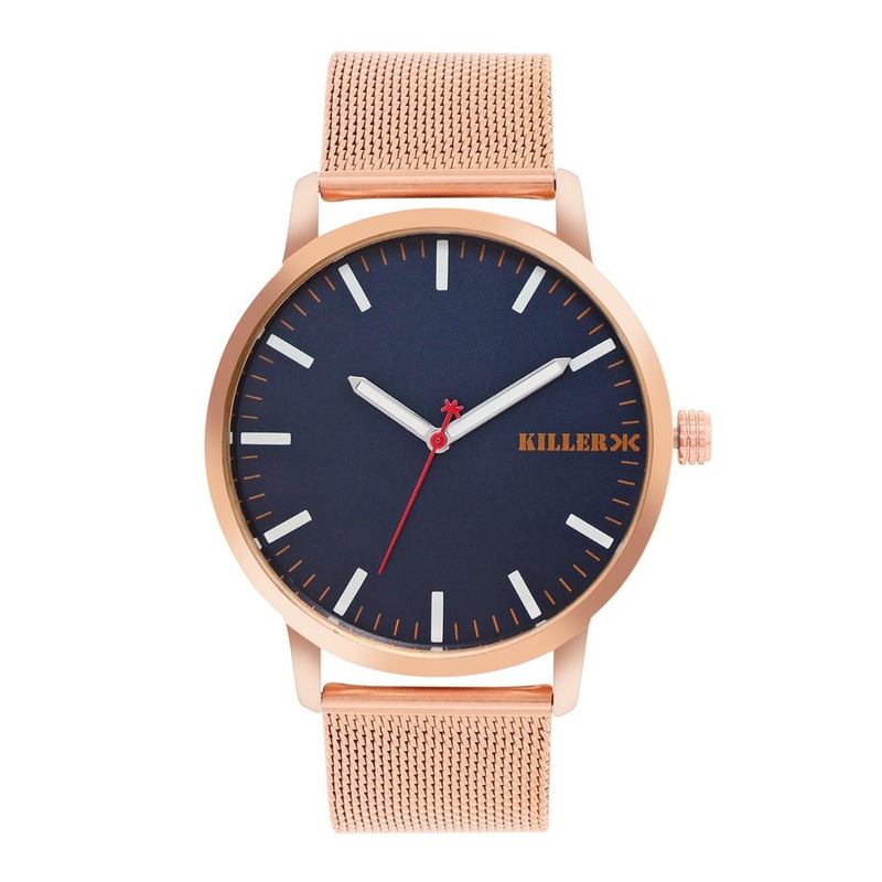 Killer Men Brass Printed Dial & Straps Analogue Watch KL25-5A