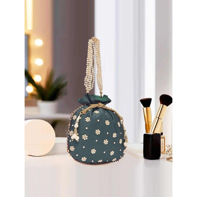 Kuber Industries Unisex Embroidered Potli Clutch