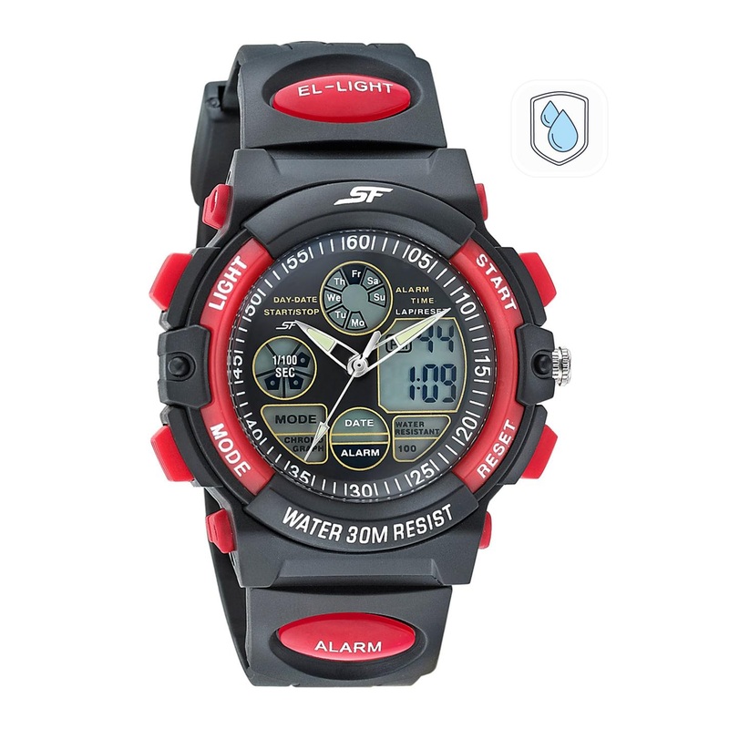 Sonata Men Multicoloured Analogue and Digital Watch 77116PP03W