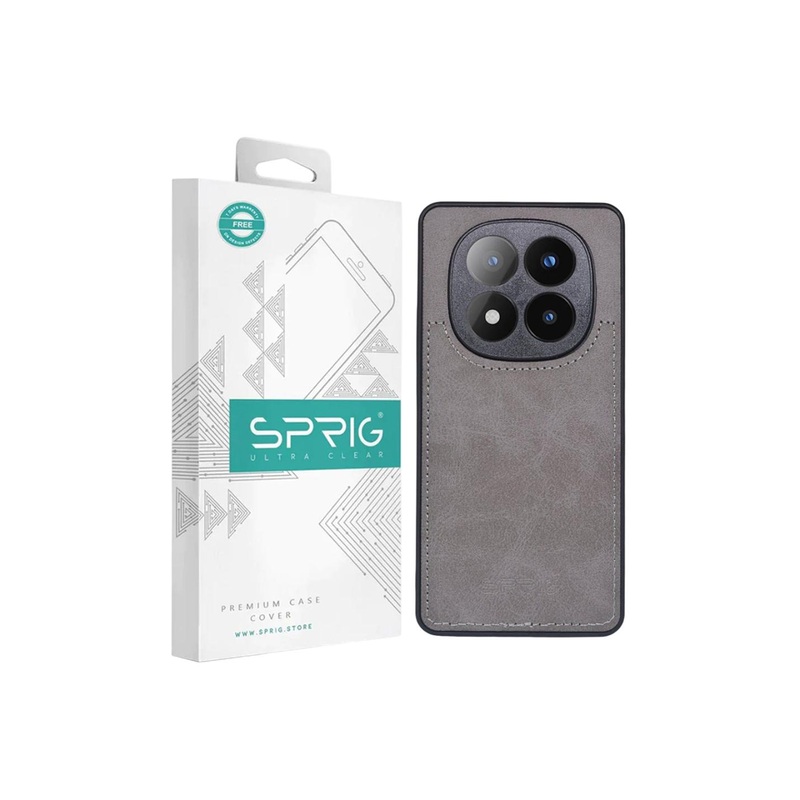 SPRIG Redmi Note 14 Pro Matte PU Leather Back Cover