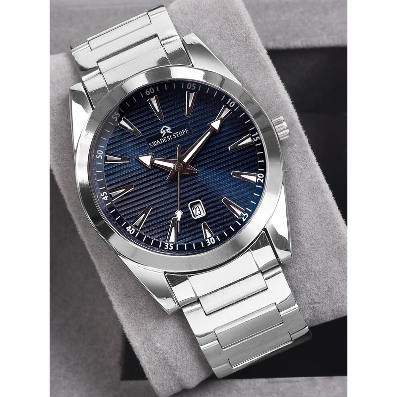 SWADESI STUFF Men Dial & Straps Analogue Watch SDS 168 BLUE 9