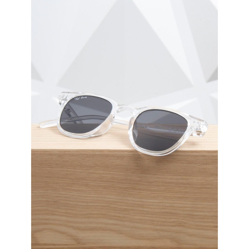 Ted Smith Unisex Wayfarer Sunglasses with UV Protected Lens OPAL_C8