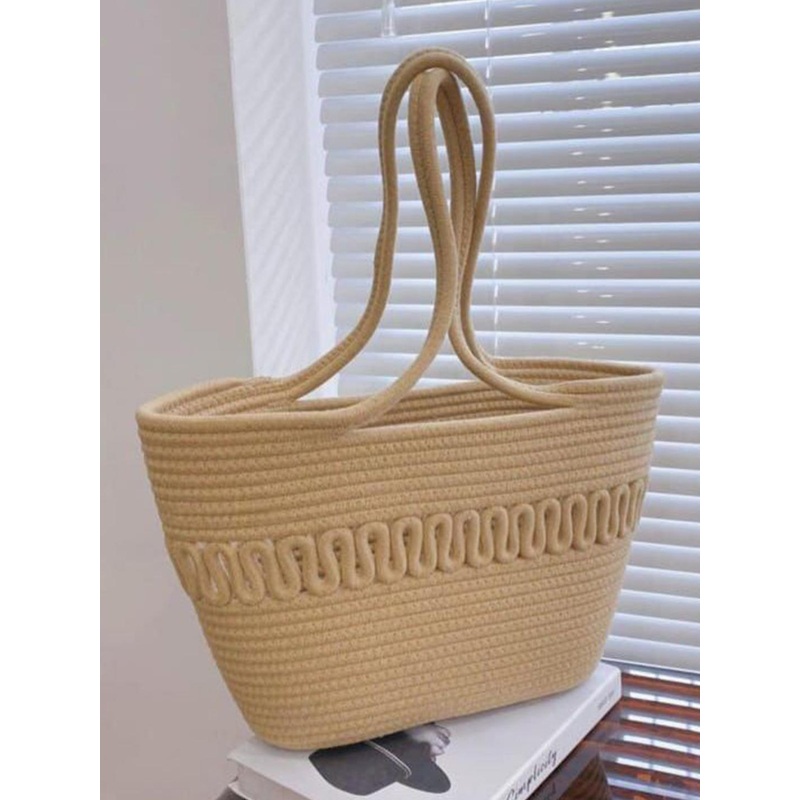 Bajo’s Geometric Self Design Shopper Tote Bag