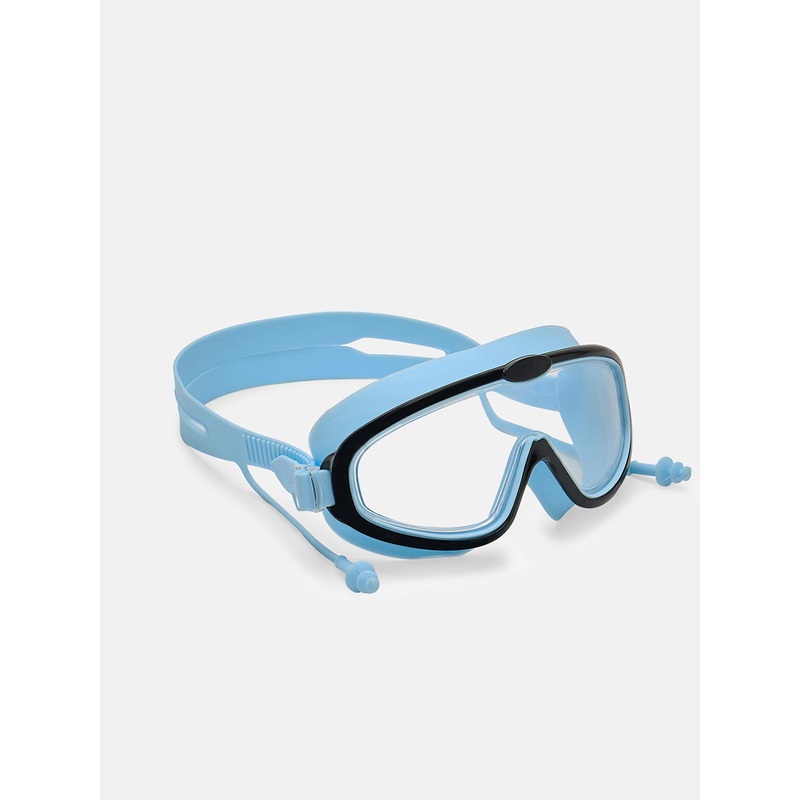 BOLDFIT Unisex Adjustable Straps & Ear Nose Plug Swimming Fish Goggles