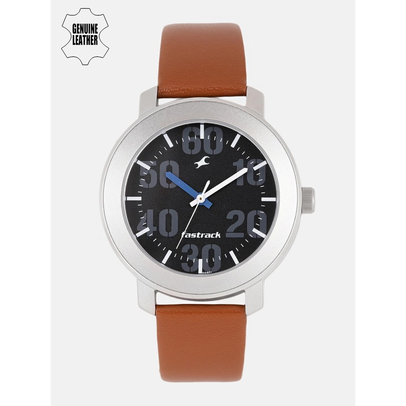 Fastrack Unisex Black Analogue Watch NK3121SL01