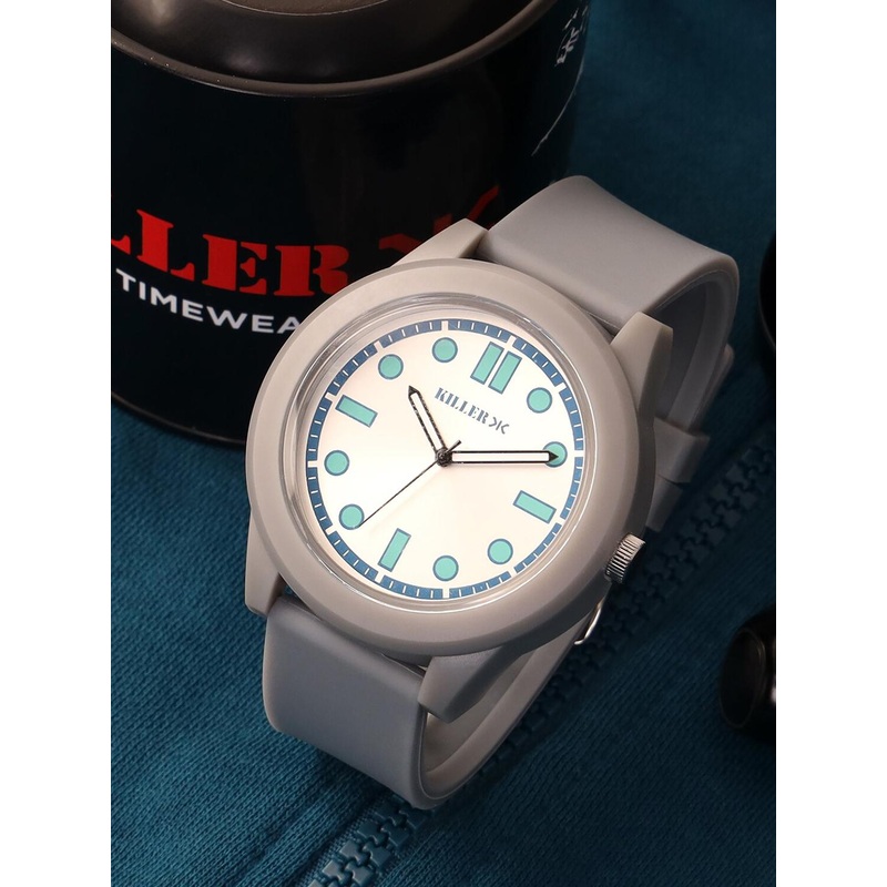 Killer Men Brass Patterned Dial & Wrap Around Straps Analogue Watch KLMO51D