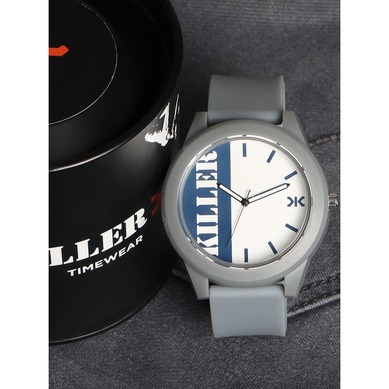 Killer Men Brass Printed Dial & Straps Analogue Watch KLMO49D