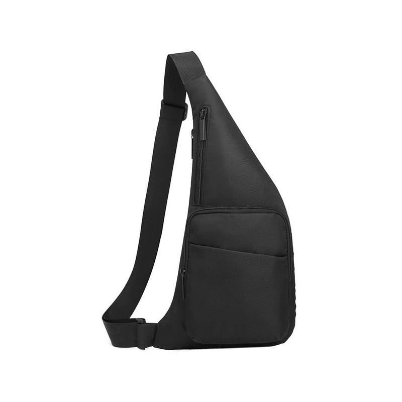 Mast & Harbour Men Solid Crossbody Backpack With Zip Closer