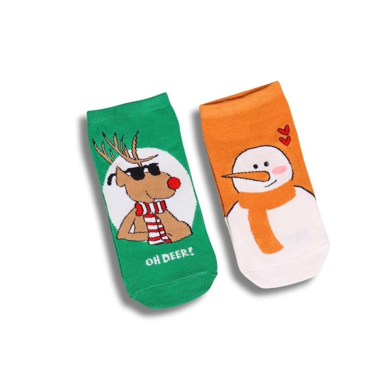 Thela Gaadi Pack Of 2 Printed Ankle Length Socks