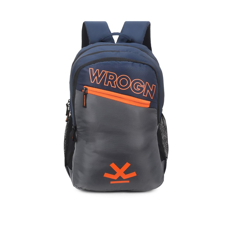 WROGN Unisex Brand Logo Backpack With Shoe Pocket