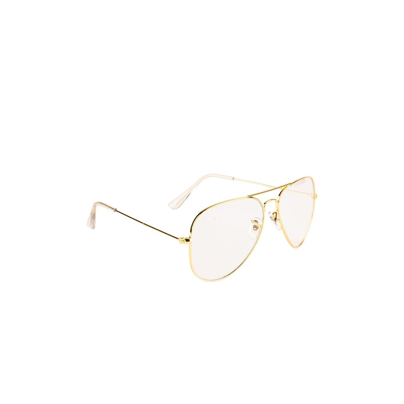 AISLIN Unisex Aviator Sunglasses with UV Protected Lens ES_12725-5-AS-3026-BRCL-GLD-AV