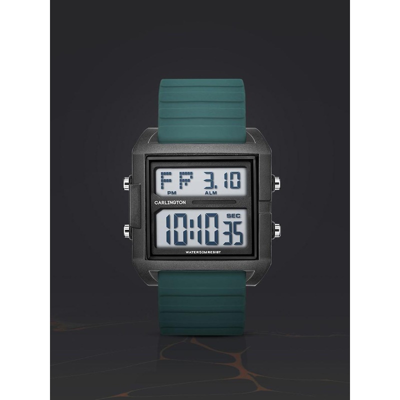 CARLINGTON Men Dial & Straps Digital Multi Function Watch Endurance 9136 Teal