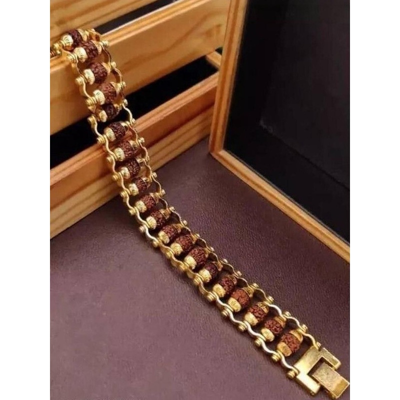 Divine souvenirs Unisex Artificial Beaded Link Bracelet