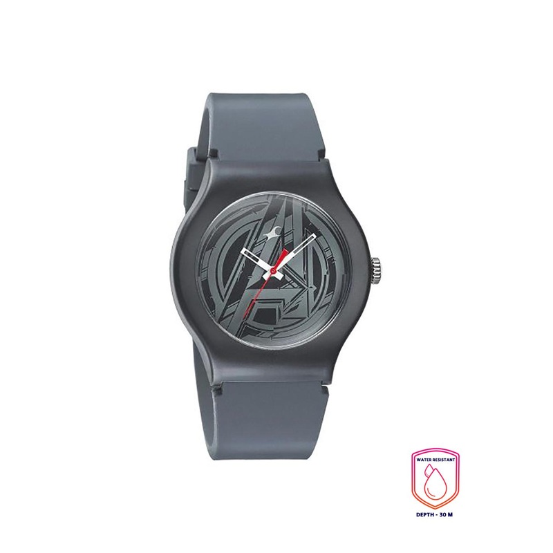 Fastrack Unisex Black Printed Dial & Black Straps Analogue Watch 9915PP85