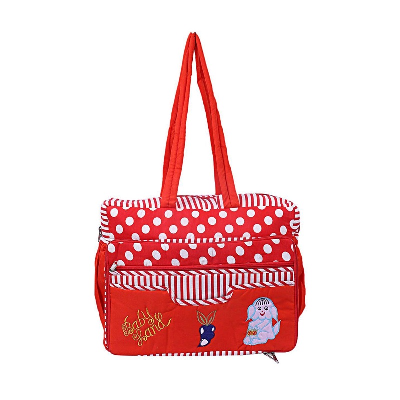 Kuber Industries Floral Printed Shopper Tote Bag with Fringed