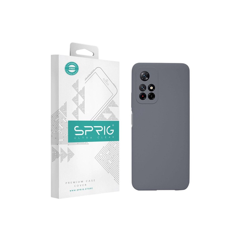 SPRIG Poco M4 Pro 5G Liquid Silicone Back Cover