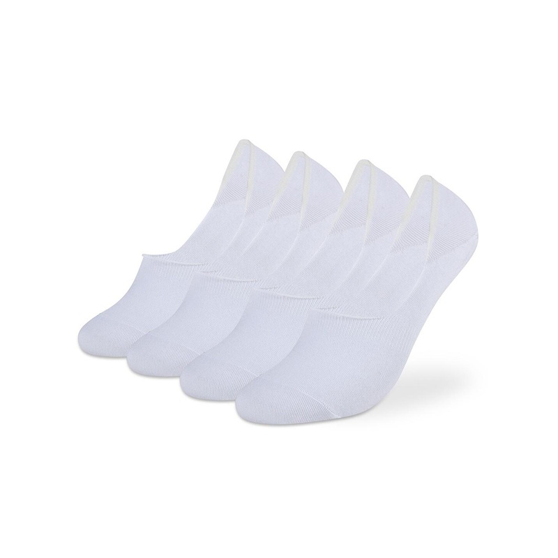 Supersox Men Pack Of 4 Anti-Slip Pure Cotton Shoe Liners