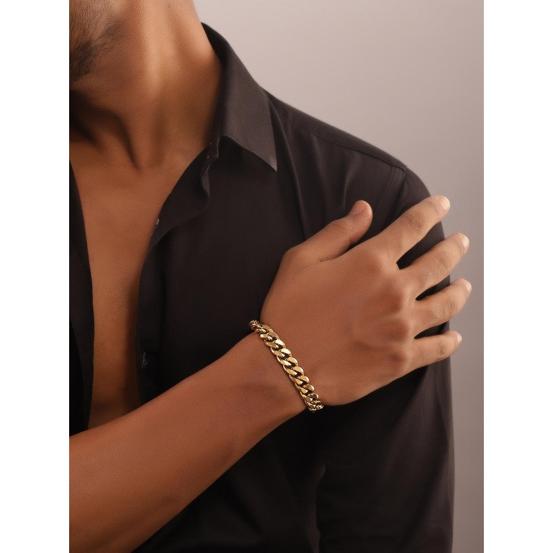 The Roadster Lifestyle Co. Gold-Plated Chain Bracelet
