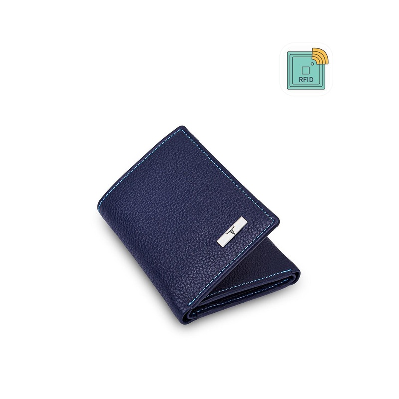URBAN FOREST Men Textured Leather Three Fold Wallet