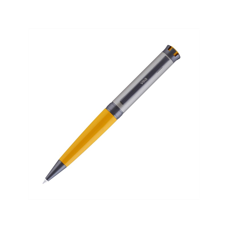 VEA Gold-Toned & Black Crown Ballpoint Pen