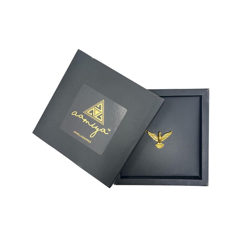 AAMIYA CREATIONS Men Flying Bird Statement Brooch