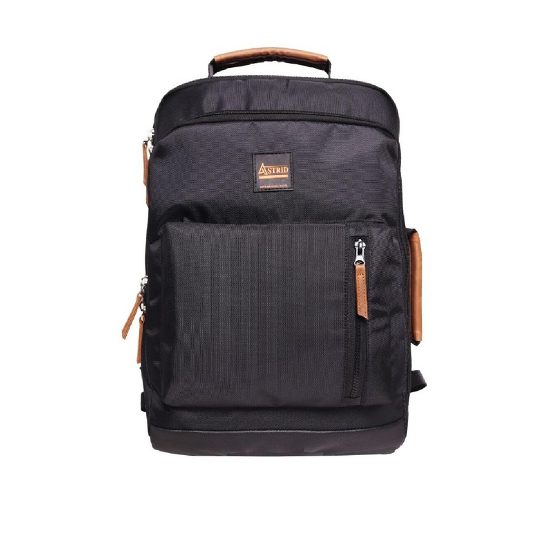 ASTRID Men Water Resistant Backpack with Detachable Sling