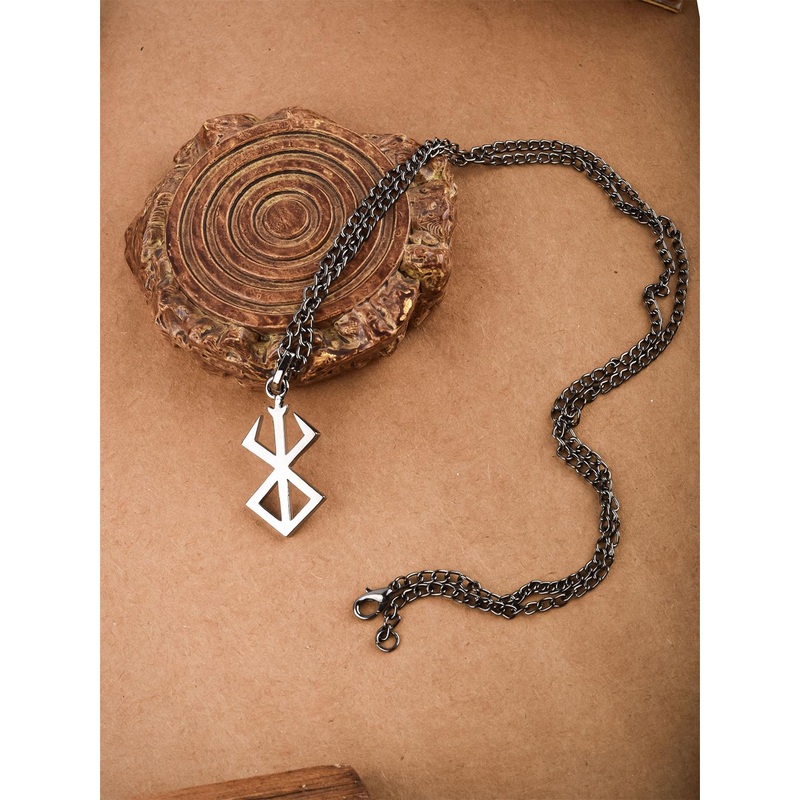 COMICSENSE Rhodium-Plated Anime Cosplay Pendants with Chains