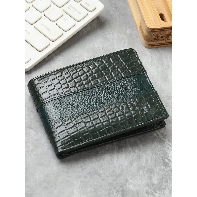 CRAFT LINE Men Textured Two Fold Wallet